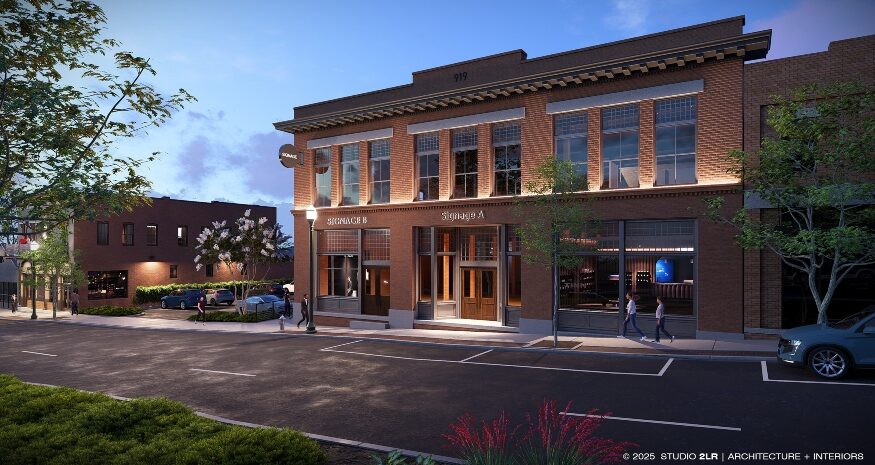 Mashburn Construction will occupy the second floor of 919 Gervais, the Seaboard Vista building now under renovation. (Rendering/Studio 2LR Architecture + Interiors)