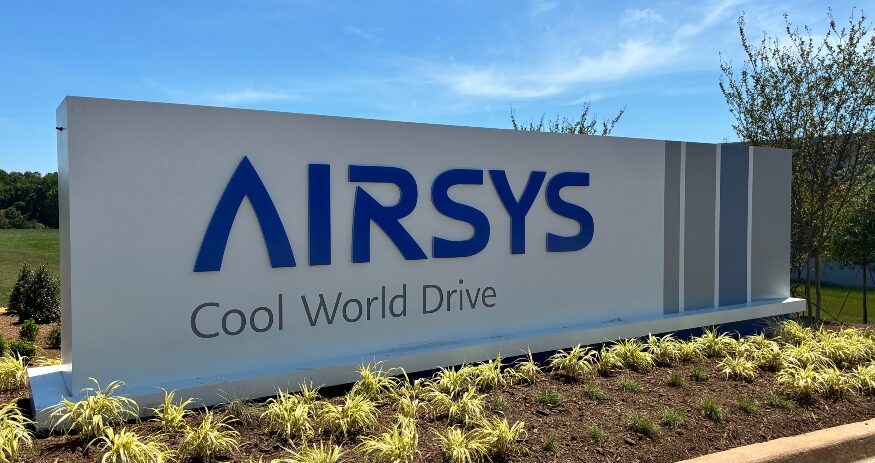 Officials and company leaders celebrate the opening of Airsys’ new global headquarters campus in Woodruff, a $60 million investment focused on AI and data center cooling technology. (Photo/Airsys)