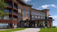 The Divine Group, a Greenville-based development group, has announced plans for The Inn at Altamont, a 150,000-square-foot, four-star hotel development on the slopes of Paris Mountain on Altamont Road. (Rendering/The Divine Group)|The Inn at Altamont will feature 360-degree views of downtown Greenville and the Blue Ridge Mountains. (Photo/The Divine Group)