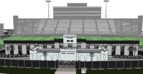 Chip Crane, president and CEO of Hill Construction, has spent more than two decades helping guide the Lowcountry contractor’s growth while maintaining its focus on client relationships and community-based projects. One recent project is the Johnson Hagood Stadium at The Citadel. (Rendering/Hill Construction)