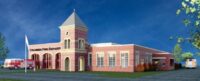 Construction is expected to take about 18 months for the new Columbia-Richland Fire Department Station 2 in Olympia, a 15,000-square-foot facility designed to support the area’s growth and enhance emergency response capabilities. (Rendering/Stewart Cooper Newell Architects)