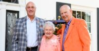 David and Sandra Sprouse, with the recently retired Clemson University president, Jim Clements, made a $2.5 million commitment to the business college. (Photo/Clemson University)