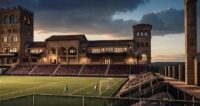 Although snow and ice delayed the opening of GE Vernova Park, Greenville Triumph officials say the team’s home stadium completion date remains on schedule. (Rendering/Johnston Design Group)