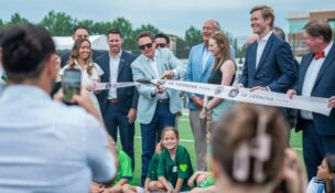 GE Vernova Park at Bridgeway Station in Mauldin officially opens as the permanent home of the Greenville Triumph and Greenville Liberty soccer clubs. (Photo/Greenville Pro Soccer)