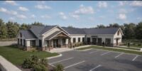A rendering of Clemson Paw Partners’ planned $5 million veterinary facility in Central, which will expand affordable pet care services across the Upstate. (Rendering/McKenzie Architecture)