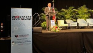 Governor Henry McMaster told the crowd that South Carolina is a state with a reputation for fulfilling promises to employers. (Photo/Maliek Fowler)